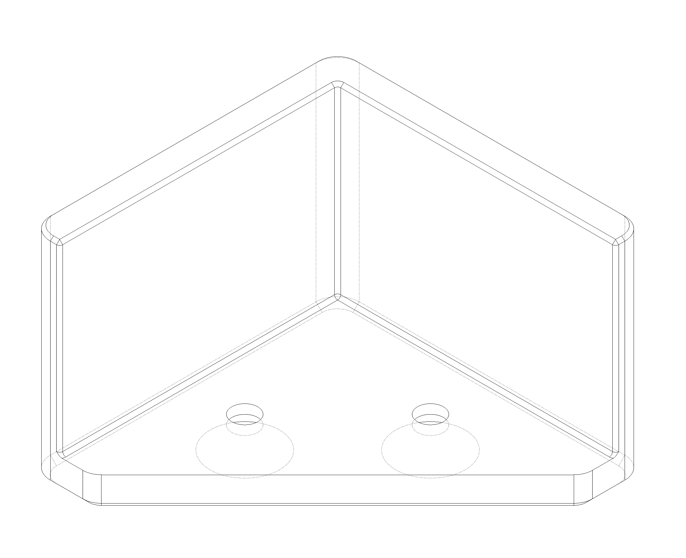Miniatura 2 do modelo 3D Corner Brackets for Sacrificial Table Tops