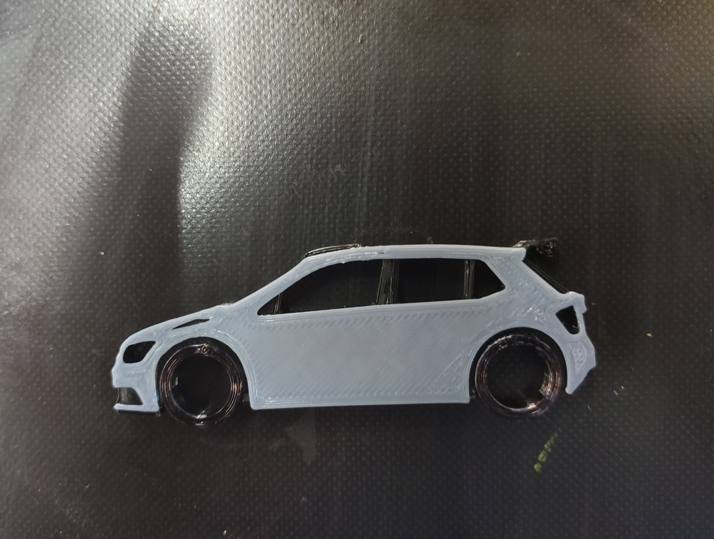 Skoda Fabia R5 Rally keychain (dual color)