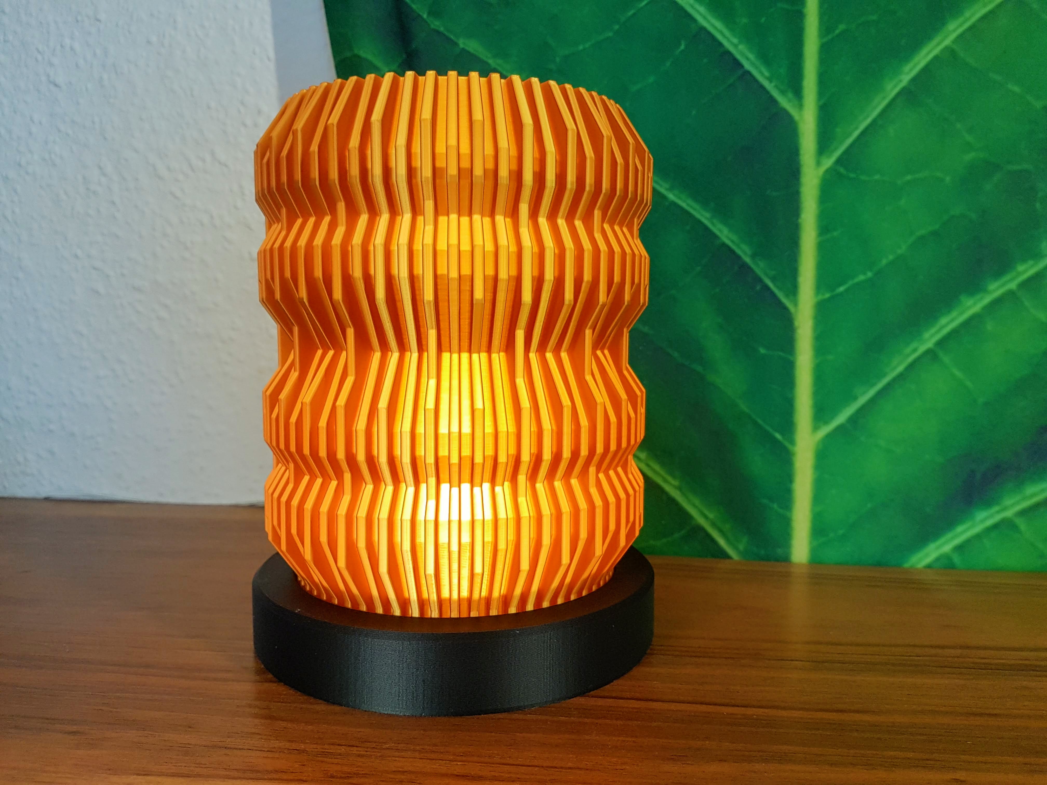 Gelblicht Lamp, Vase Mode von Extrutim