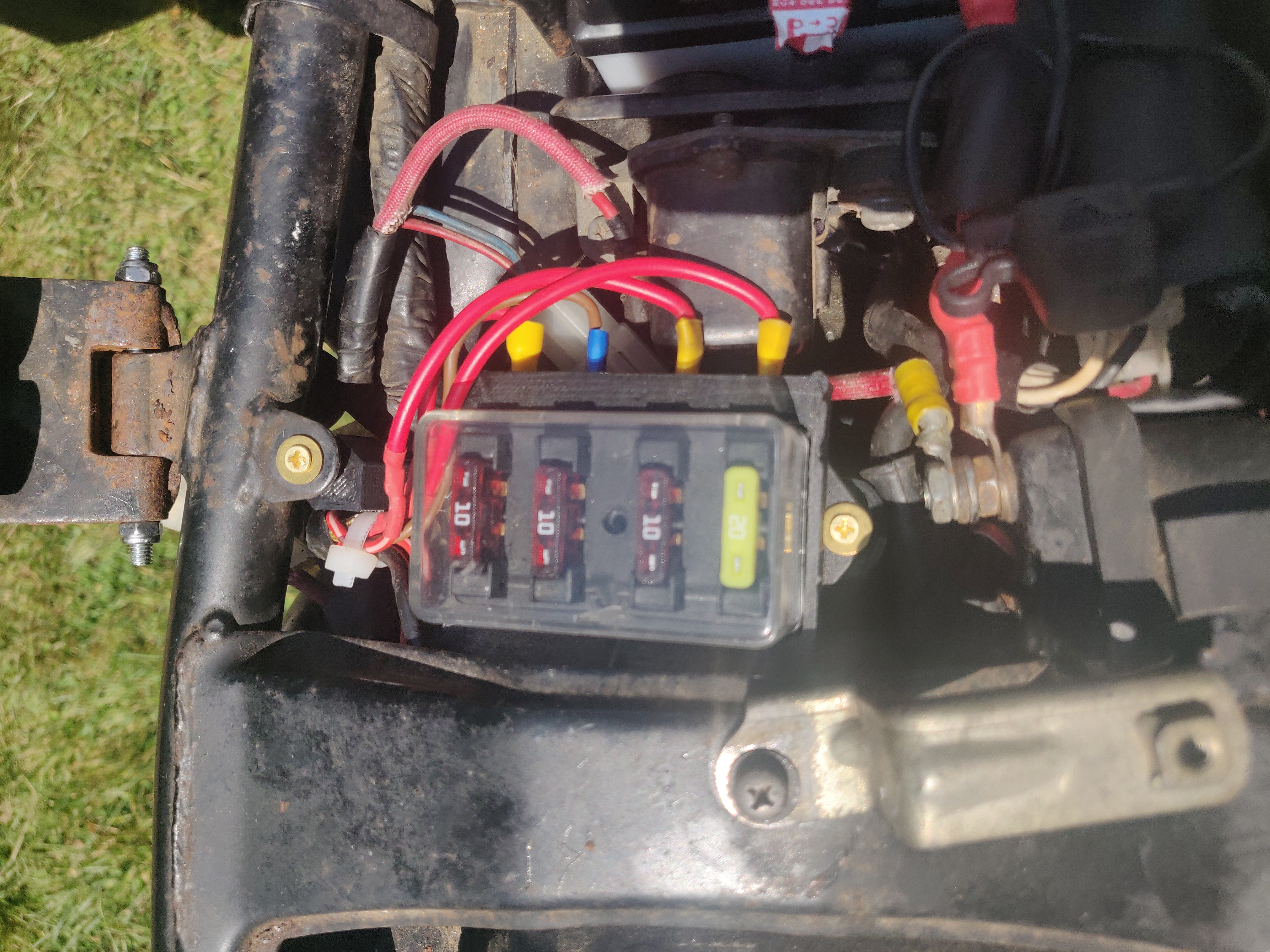 1977 Yamaha XS400D Fuse Box Conversion