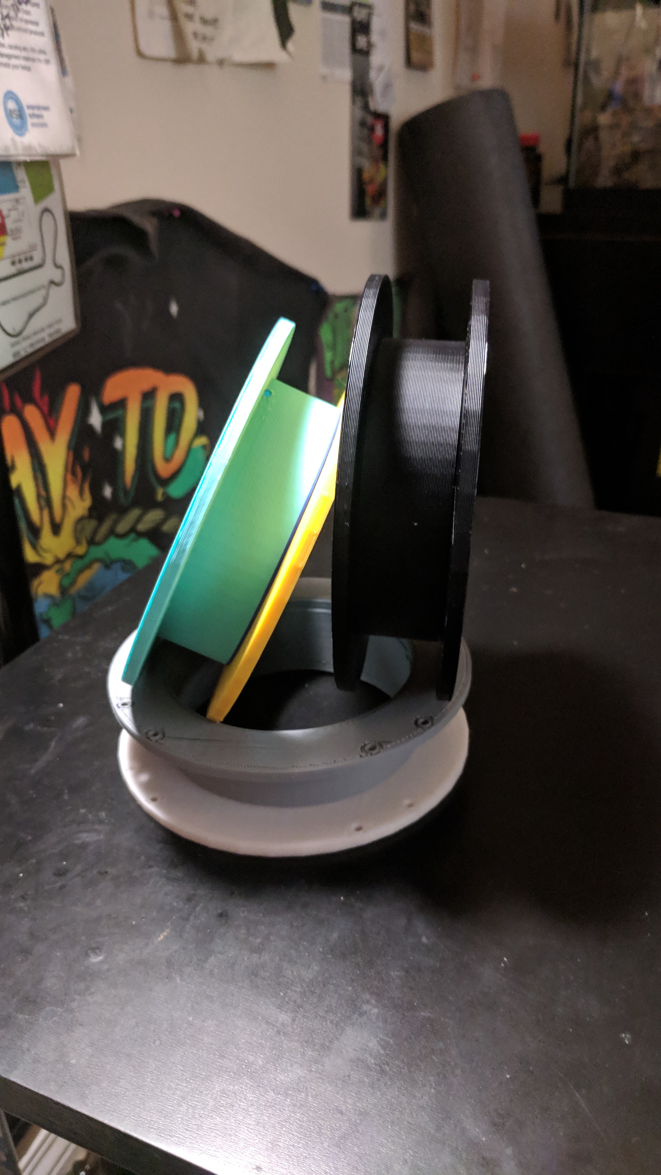 Miniatura 4 do modelo 3D Maker Box Stackable Sample Filament Spool