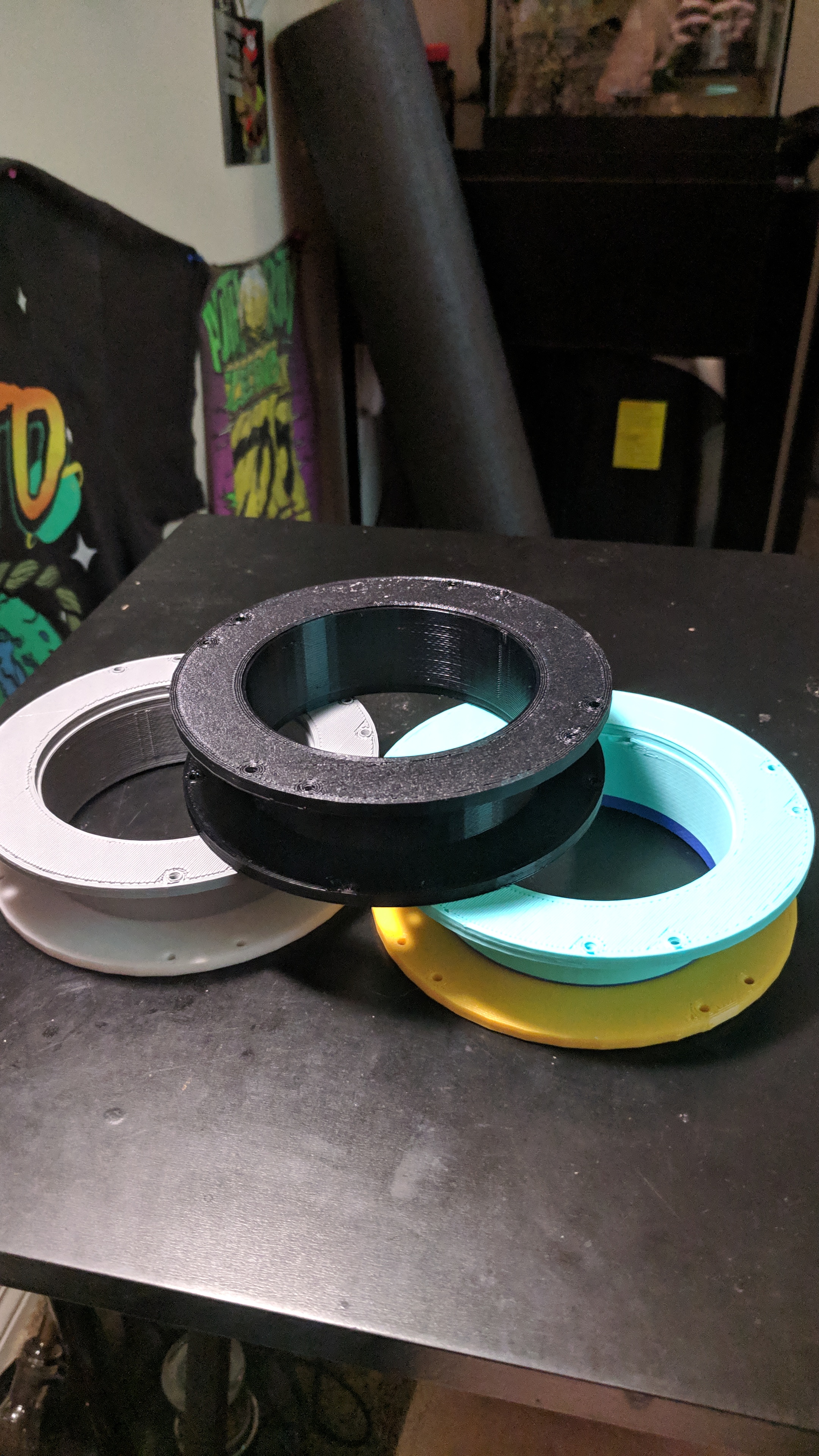 Miniatura 5 do modelo 3D Maker Box Stackable Sample Filament Spool