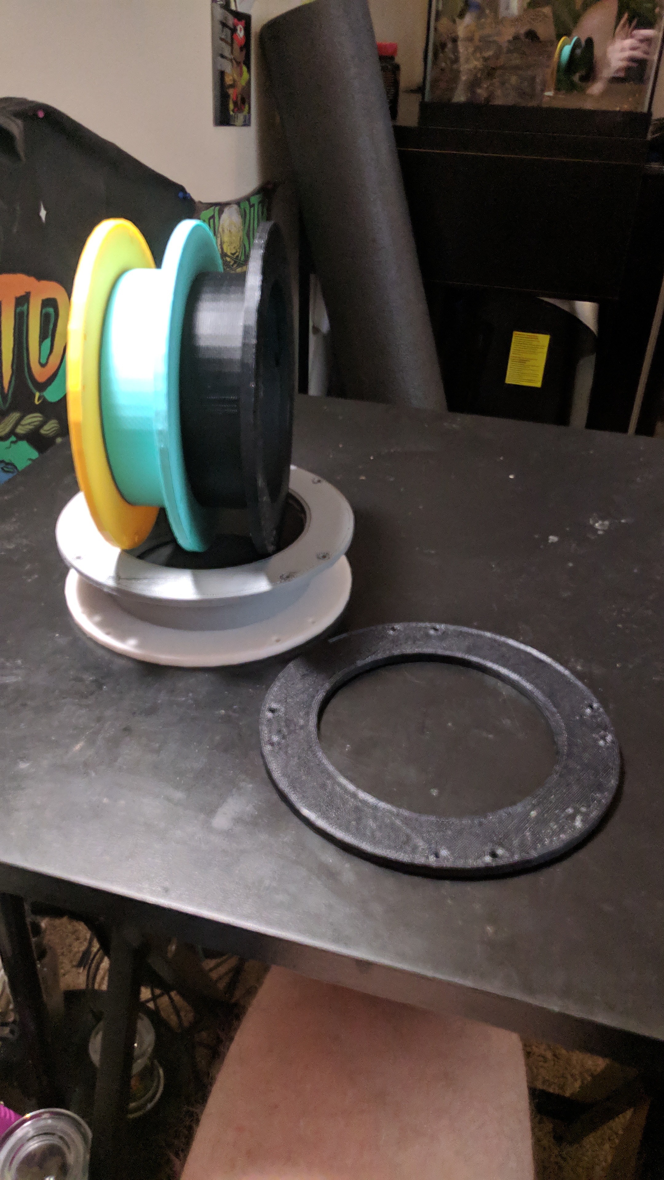 Miniatura 7 do modelo 3D Maker Box Stackable Sample Filament Spool