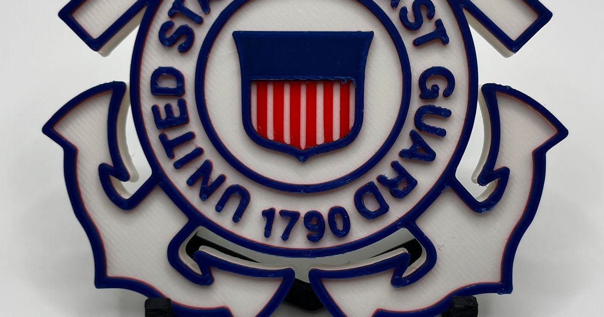 U.S Coast Guard Logo w/ Oval Namedrop | Beacon Design