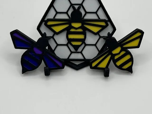 Geometric Bee Magnet