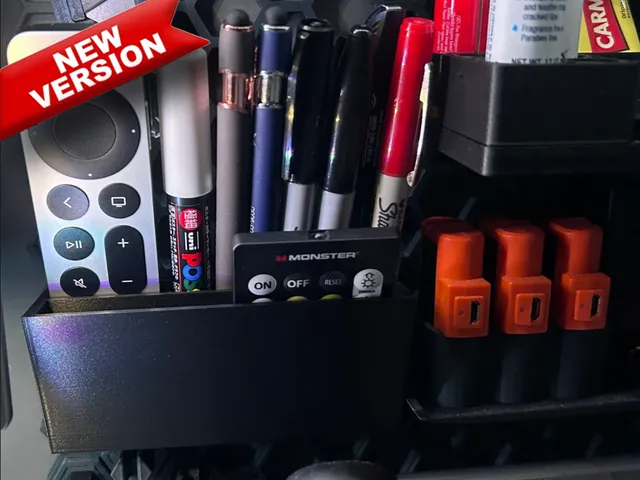 Pen, Pencil, Markers, Stuff Holder for Honeycomb Storage Wall