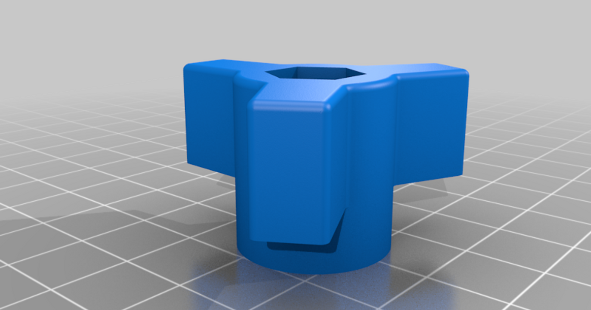 Star Knob by lagnat Download free STL model