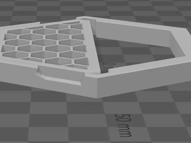 Foldable honeycomb remix - IPhone stand