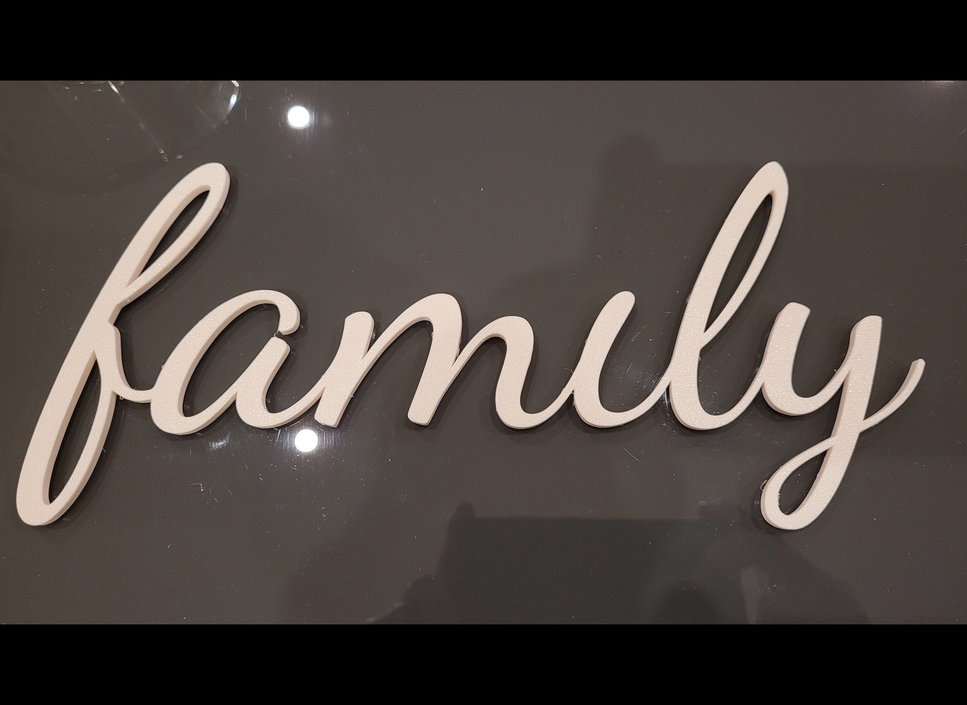 Lettering / Schriftzug "family"