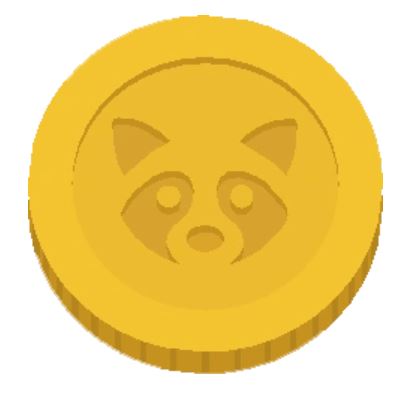 Sneaky Sasquatch Coin / Raccoin