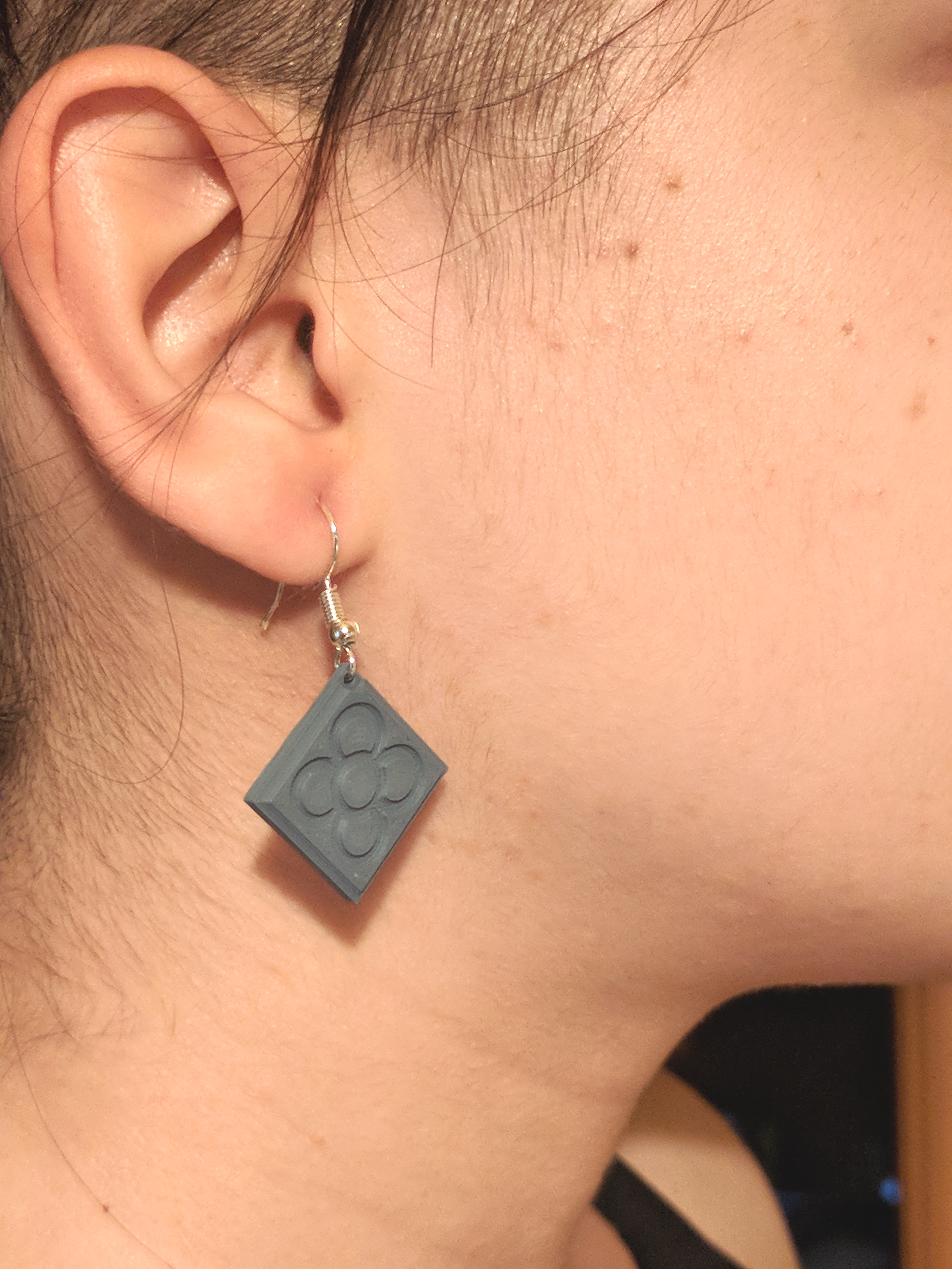 panot barcelona earrings / pendientes (baldosa / tile)