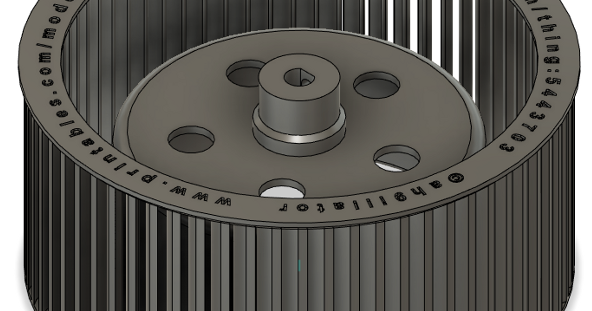 Soleus Air PMX0801 replacement fan by ah9illator Download free STL