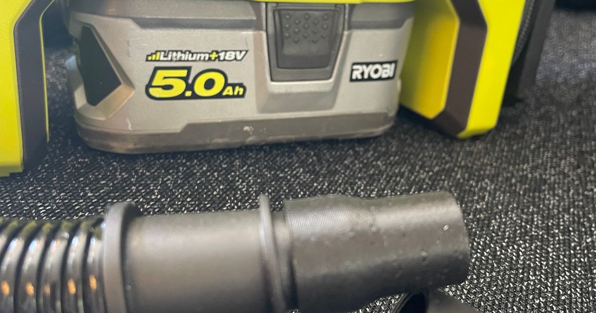 using ryobi air pump for air mattress