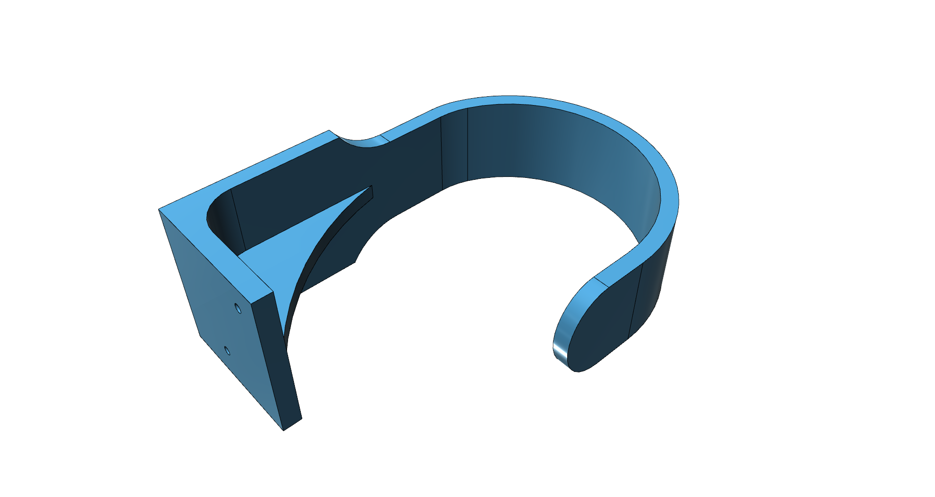 Fly curtain holder