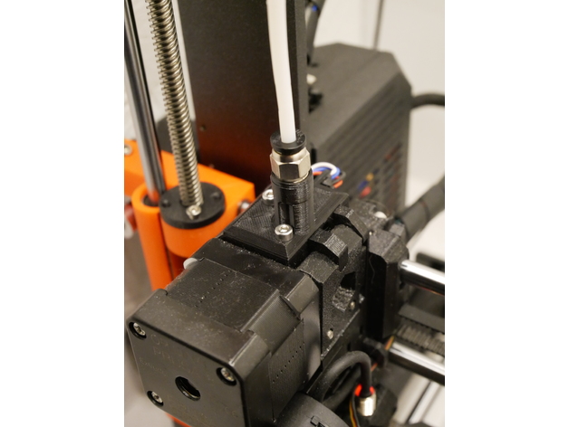 Reverse Bowden System for Prusa MK3 - Redesigned filament sensor cover - Designed for enclosure