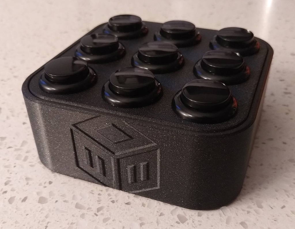Miniatura 2 do modelo 3D Arcade Button Panel