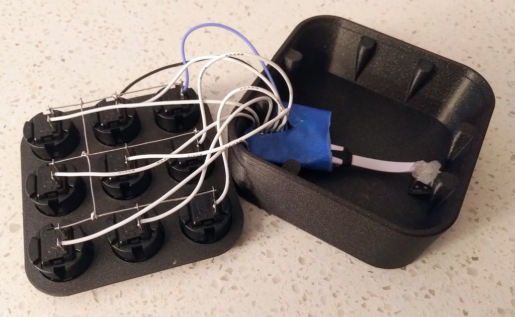 Miniatura 4 do modelo 3D Arcade Button Panel