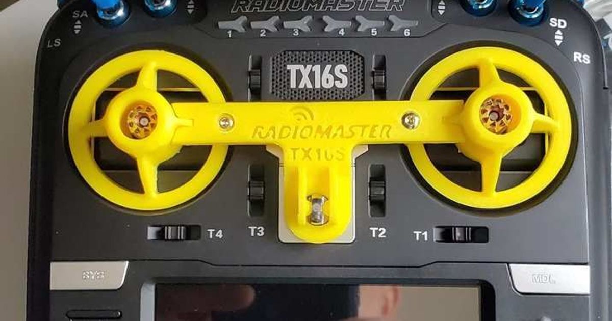 Radiomaster TX16S gimbal protection EZ to print by Anton Download