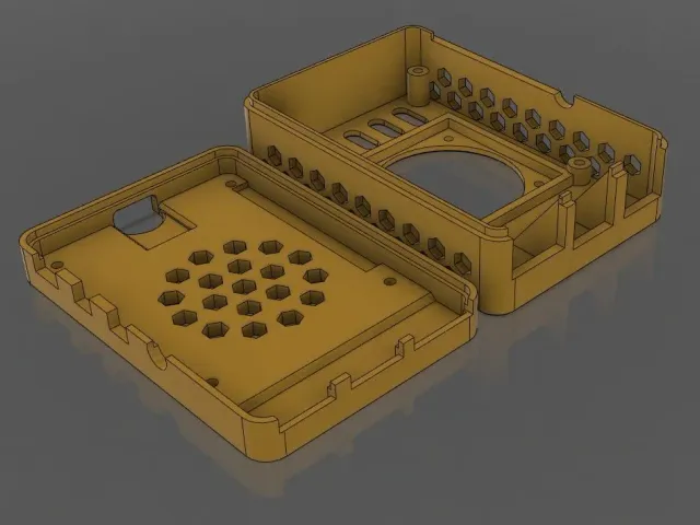 Raspberry Pi 4 case 40mm fan