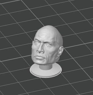 the rock croc charm 3D model