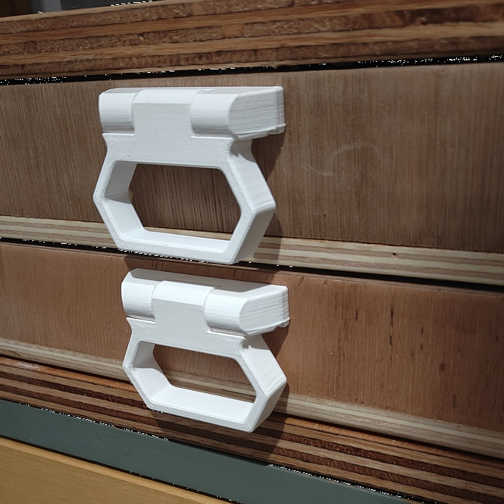 Hexagon Drawer Handles by GaryMo | Download free STL model | Printables.com