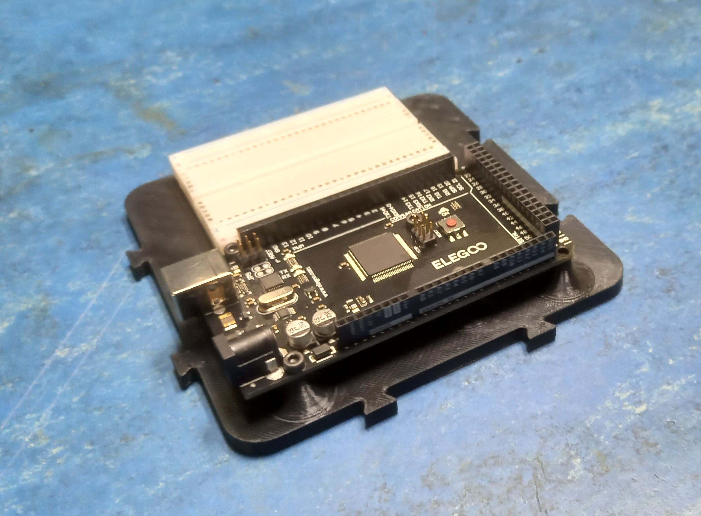 Workshopboard – Modular Arduino Mega Prototyping Base (STL + STEP)