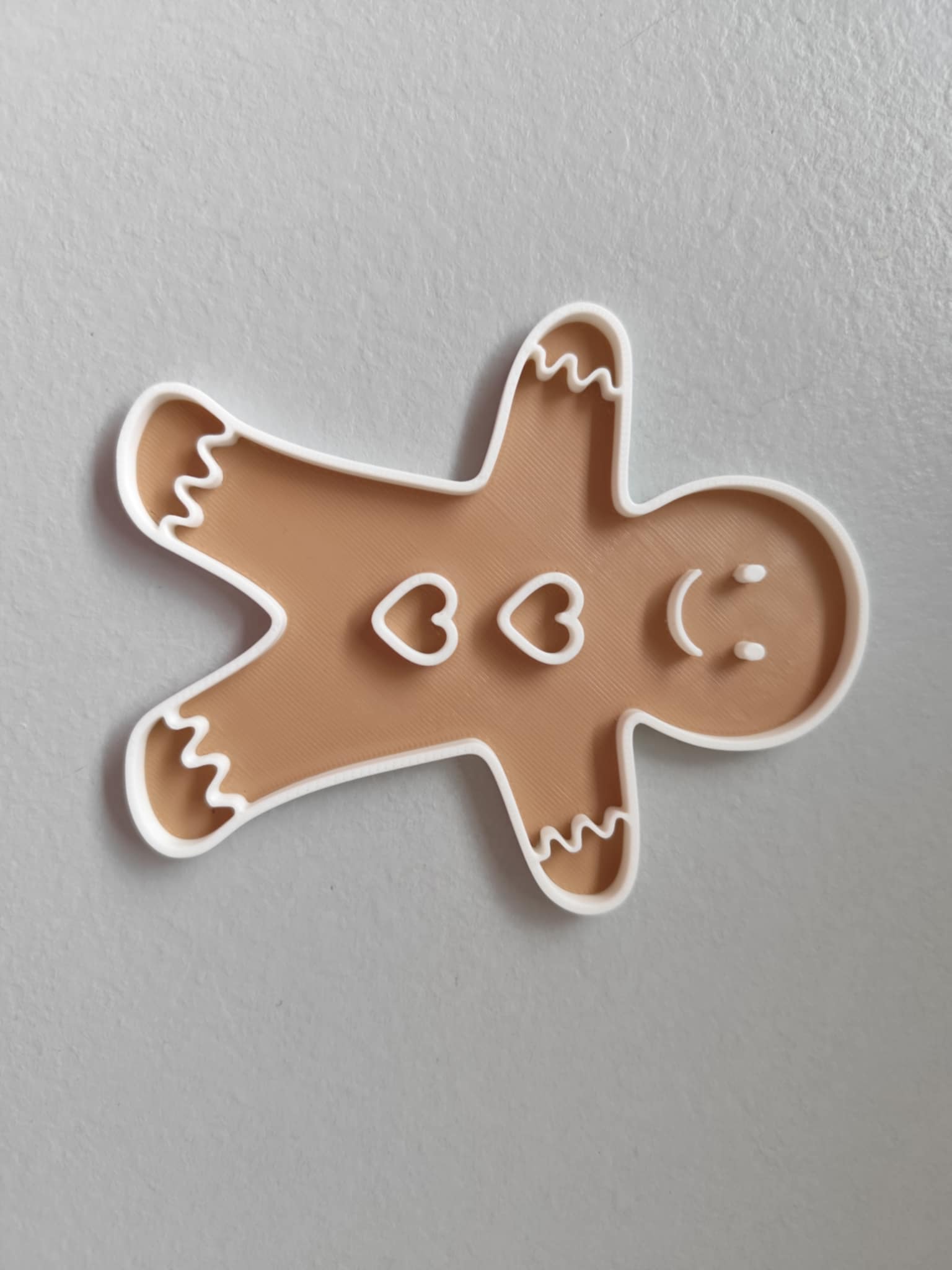 Sensory play gingerbread tray