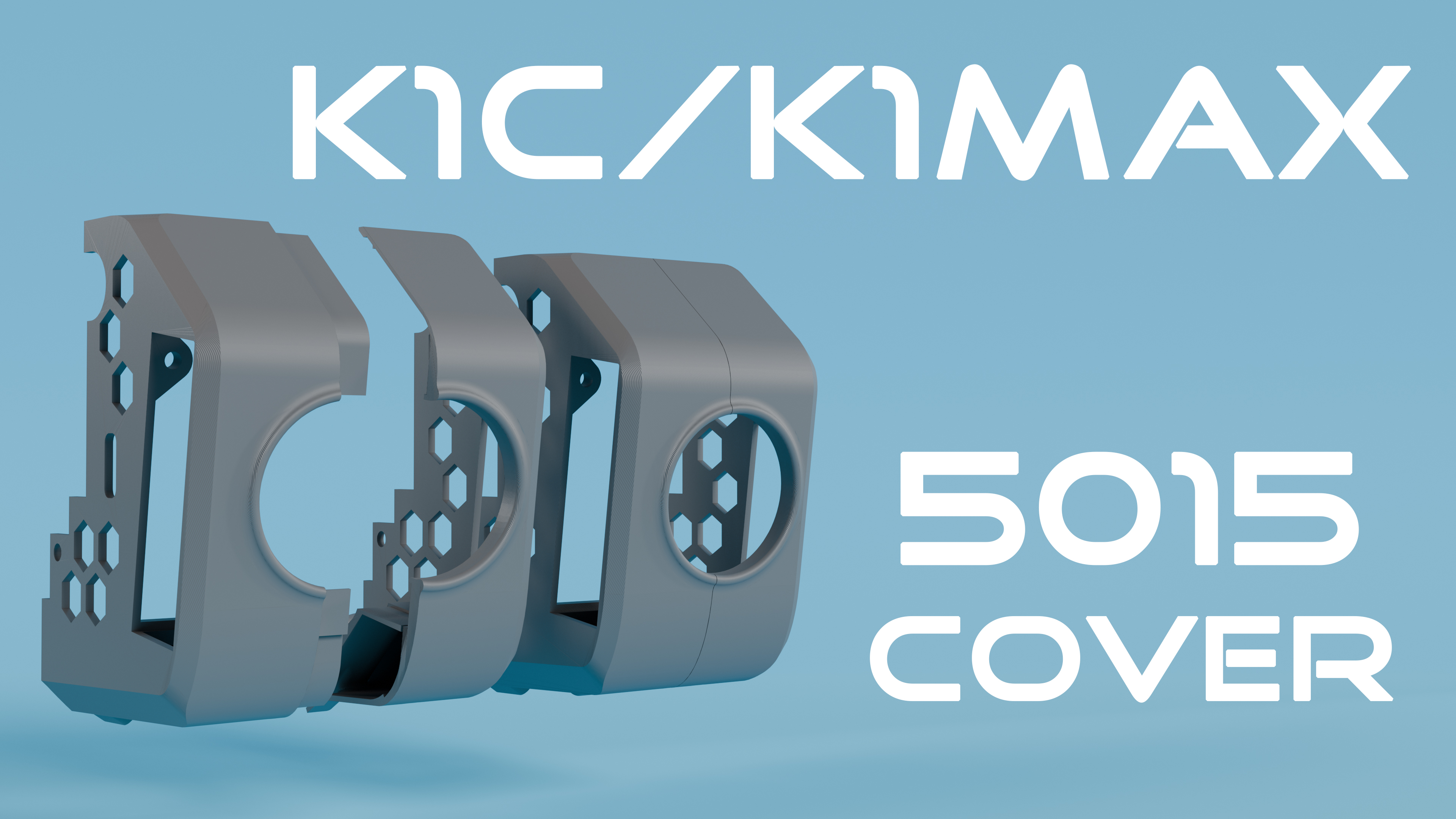 Creality K1C/K1MAX silent  covers 5015 Fan