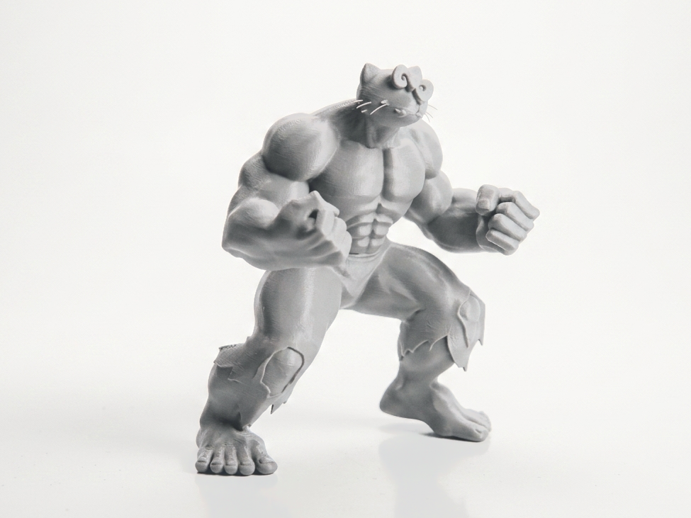 Hulk Kitty Figurine Marvel Collectible 3D Printable