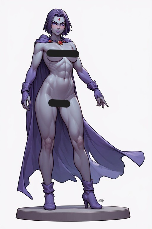 NSFW Raven DC Comics