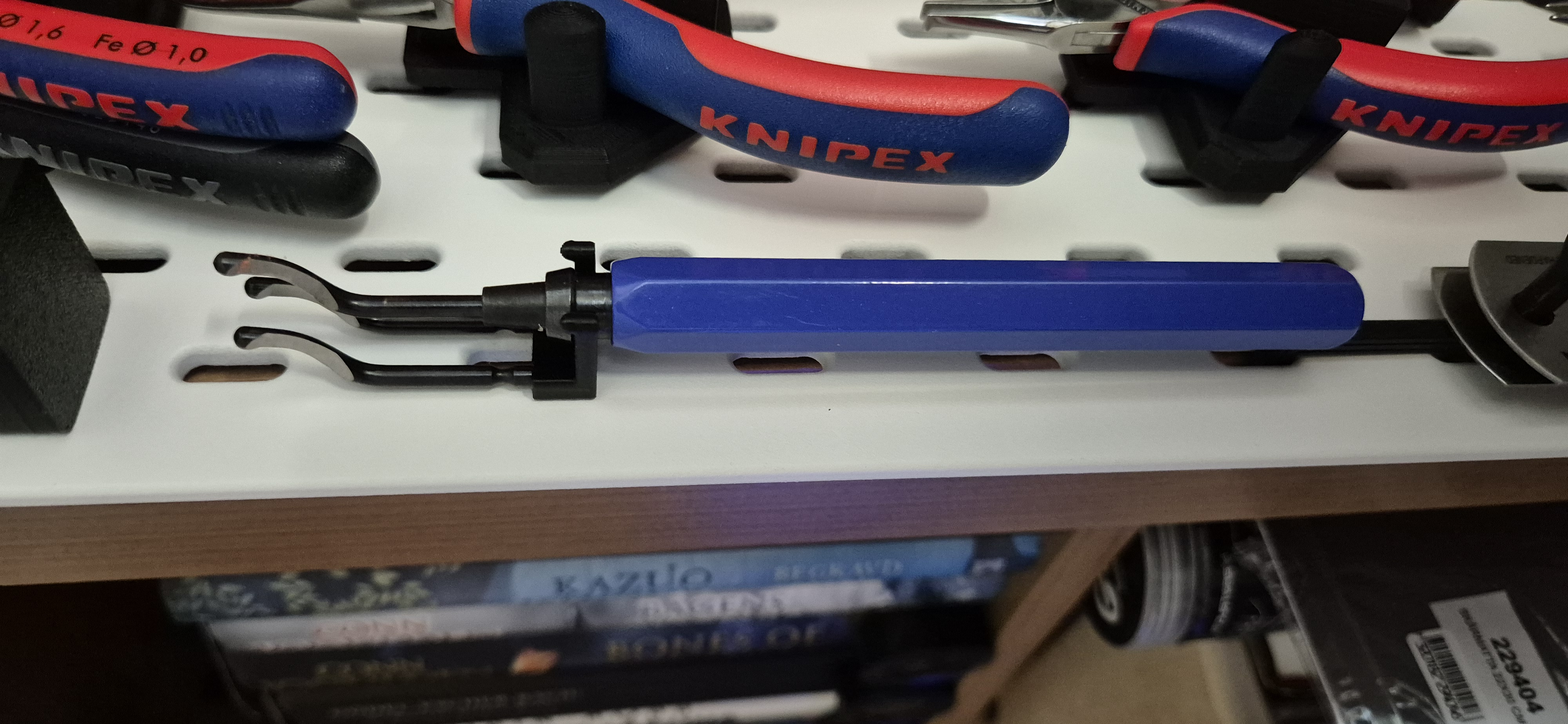 Ikea Skadis, deburrer (Biltema) + extra blades