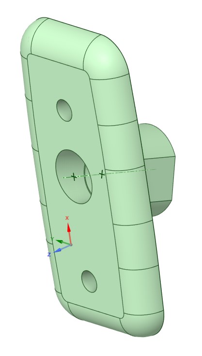 Uchycení na sluneční clonu (stínítko) - Škoda Octavia 3 (sun visor holder)