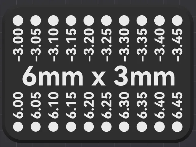 Magnet Testing Block - 6mm x 3mm