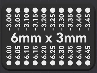 Magnet Testing Block - 6mm x 3mm