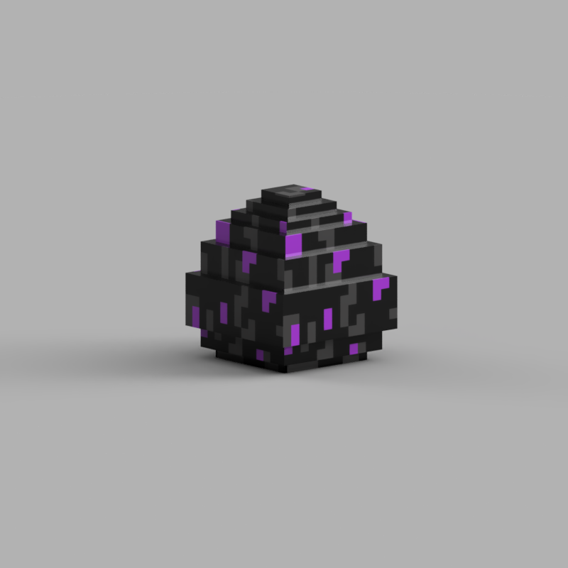 ender dragon egg  assemble/huevo ender dragon minecraft para ensamblar