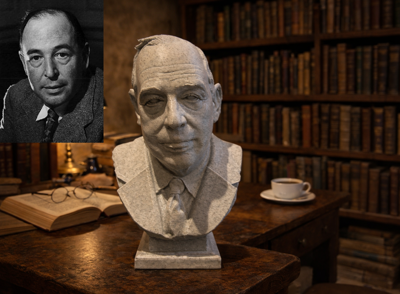 C.S. (Clive Staples) Lewis — Bust