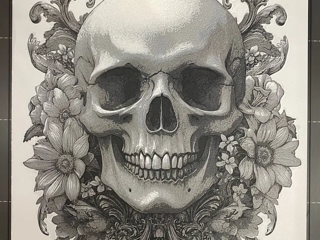 Surreal Skull #1 - Hueforge