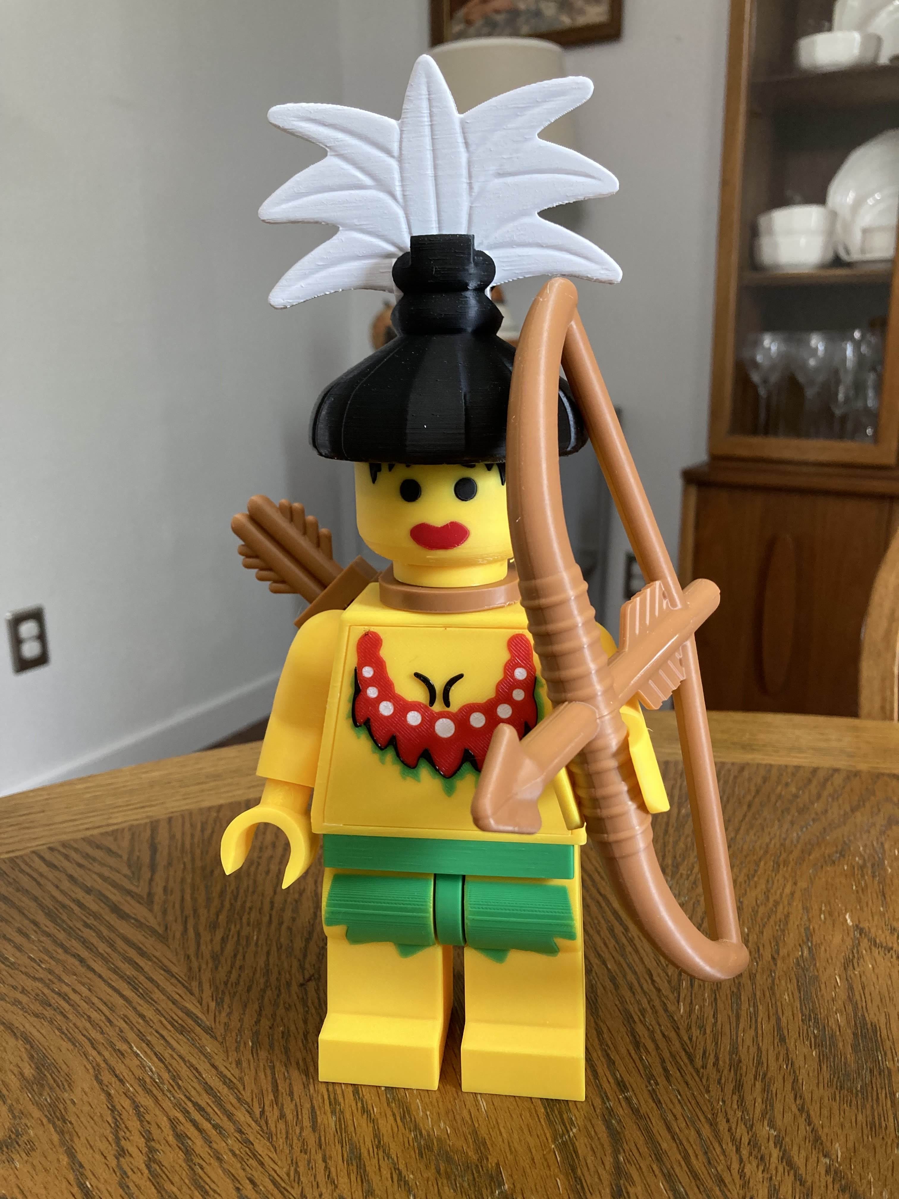 Islander, Female Brick MegaFigure (5:1 Scale)