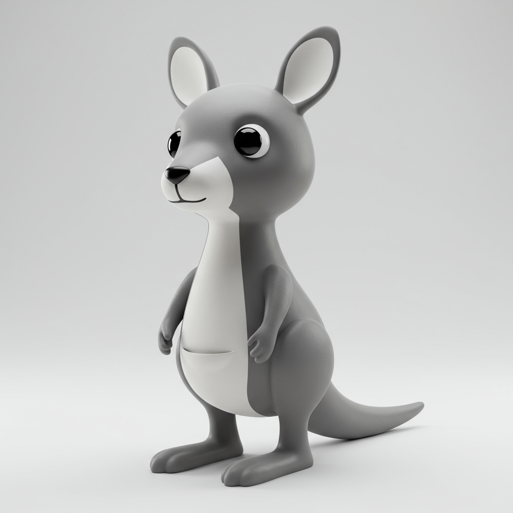 Kangaroo Cute Animal Toys for Kids [YAMSASO DESIGN]