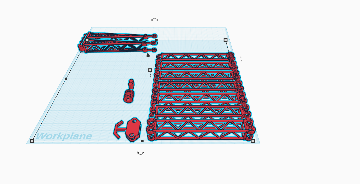 parts for a LEGO Lattice Boom Truck crane — miniatura 7