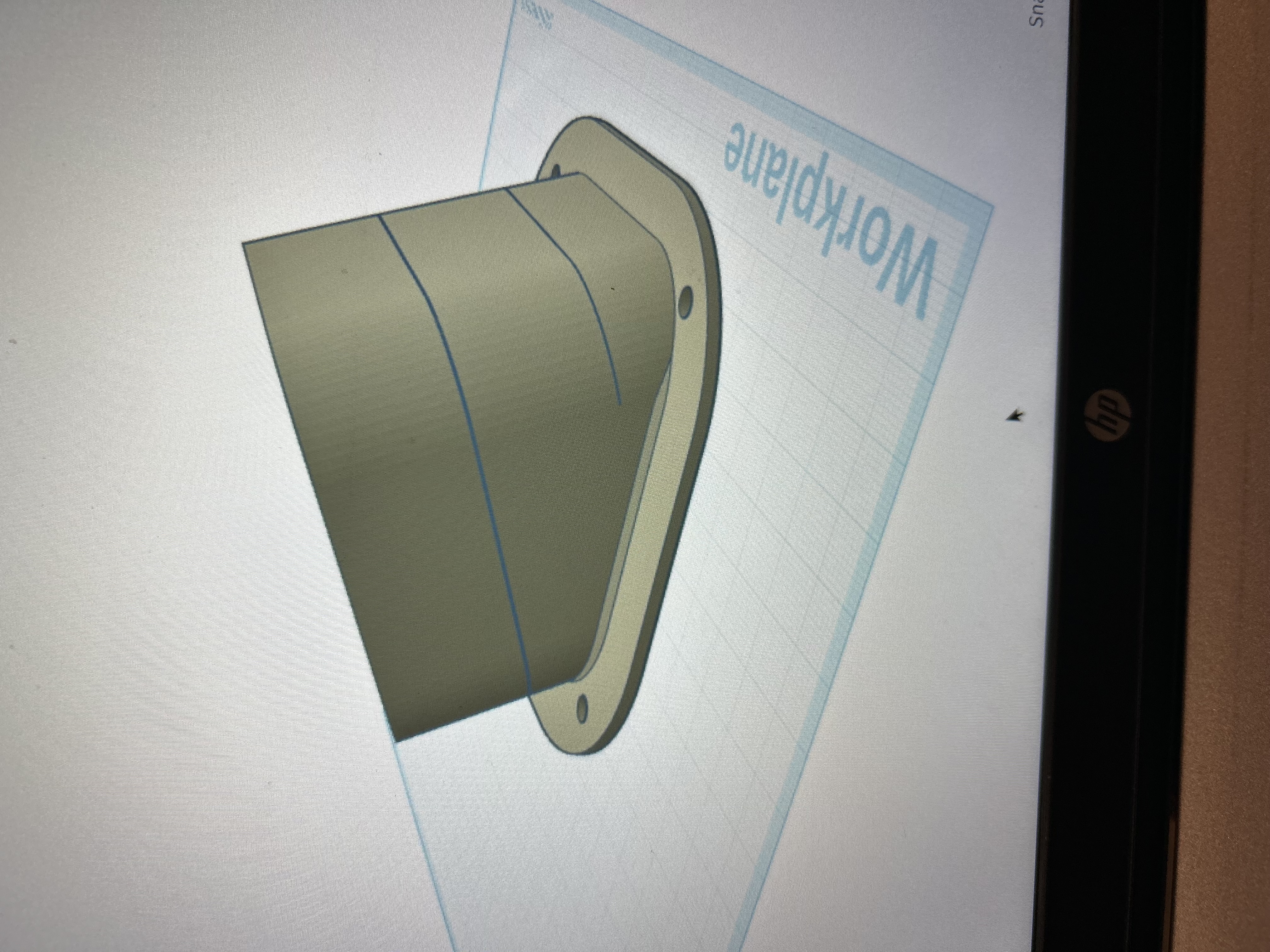 Miniatura 4 do modelo 3D Angled Blink camera window mount