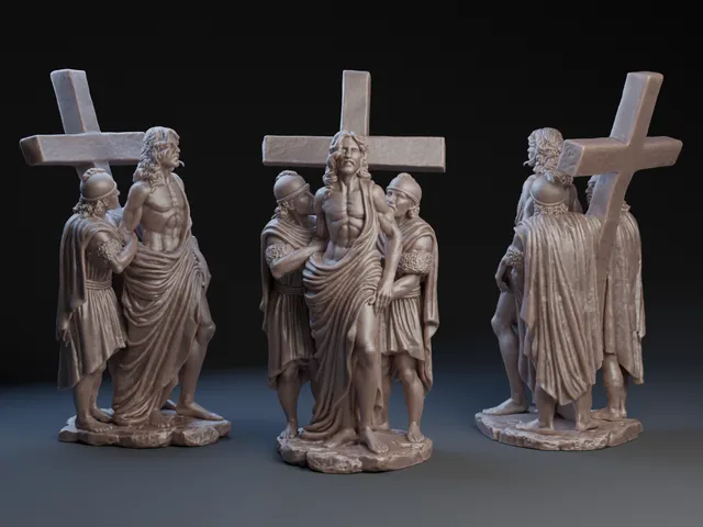 Via Dolorosa : Secunda Statio: Iesus portat Crucem suam