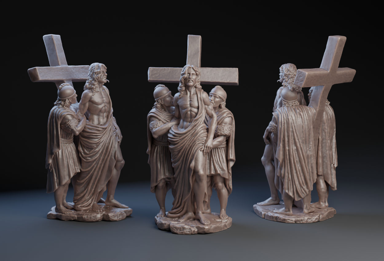 Via Dolorosa : Secunda Statio: Iesus portat Crucem suam