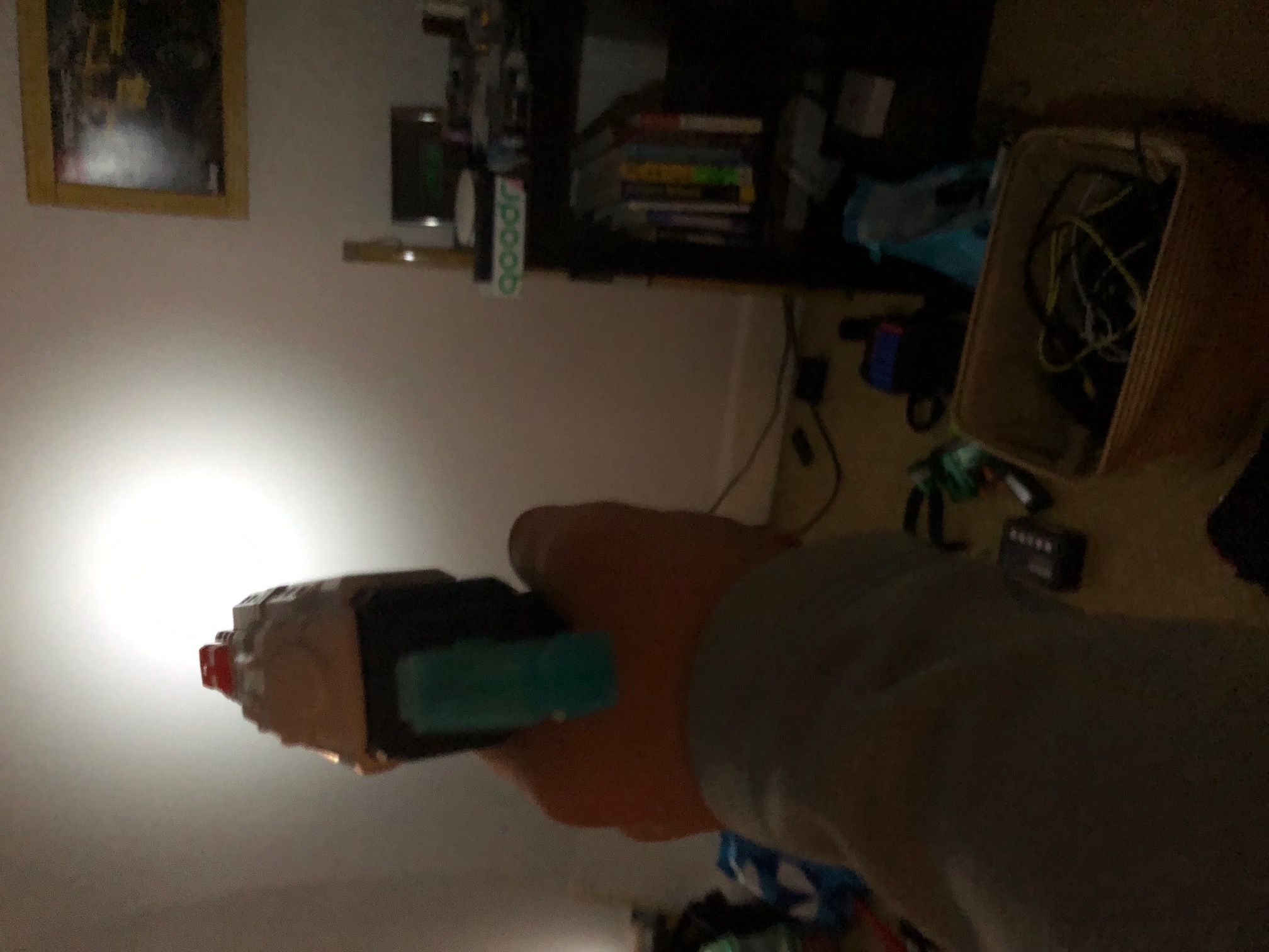 X-Shot kickback flashlight holder