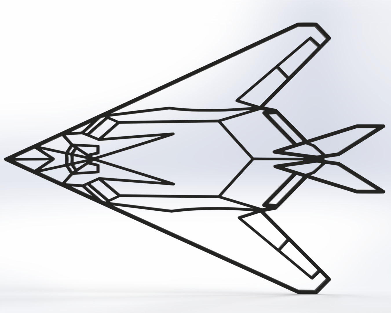 Lockheed F117 Nighthawk Wall Art