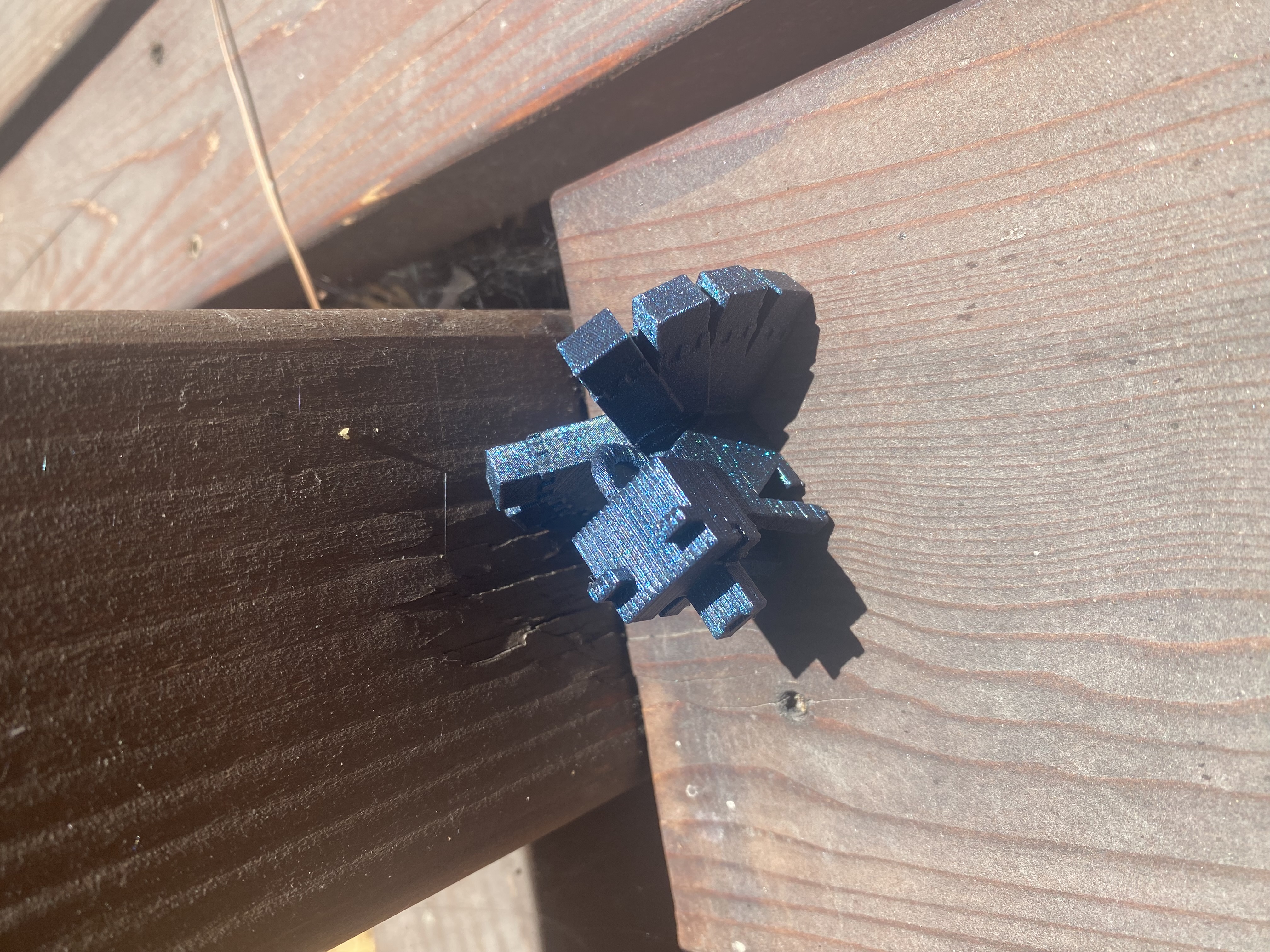 Miniatura 3 do modelo 3D 8 tailed Minecraft fox