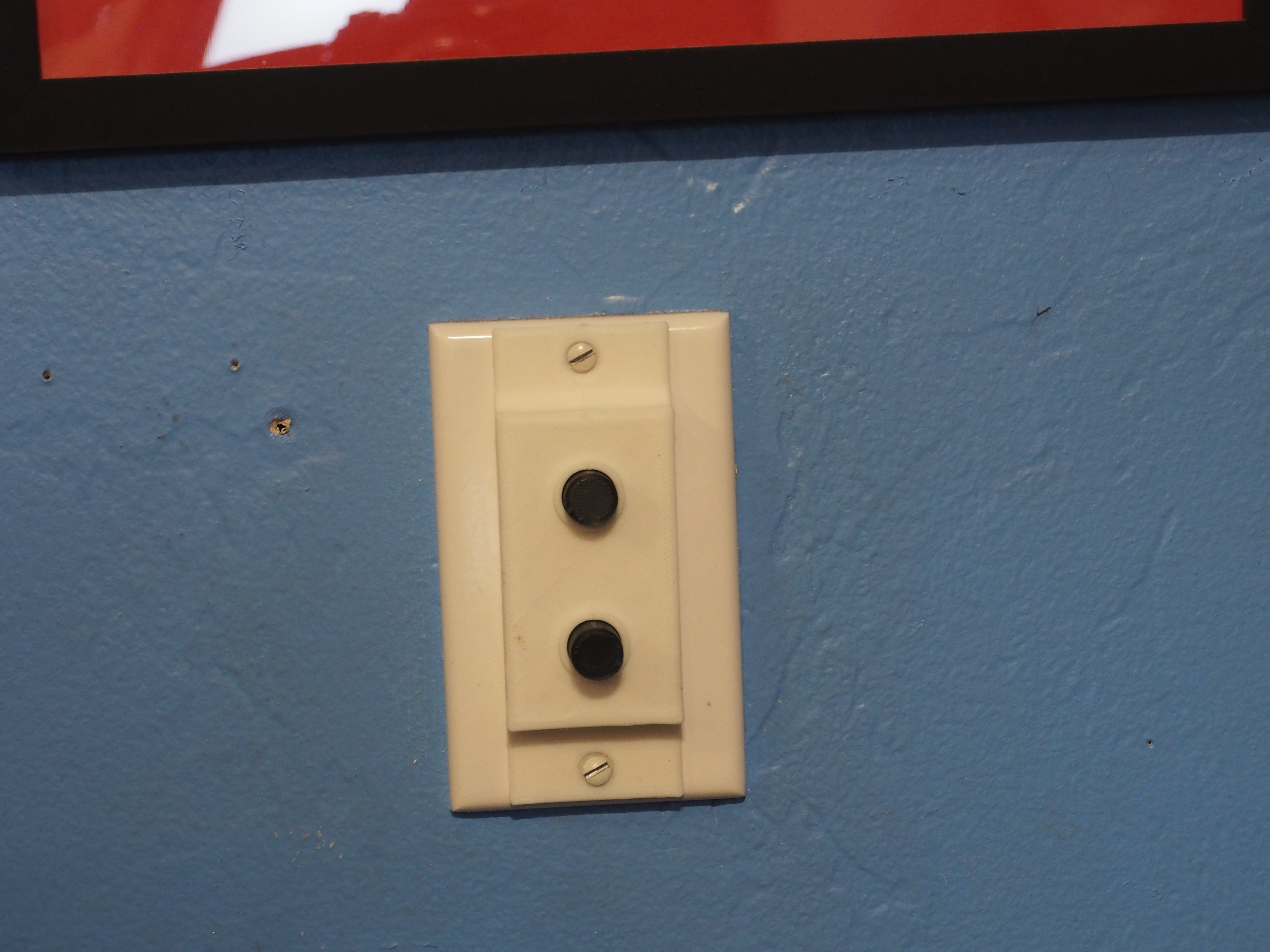Vintage Push Button Light Switch Conversion for Rocker Switch