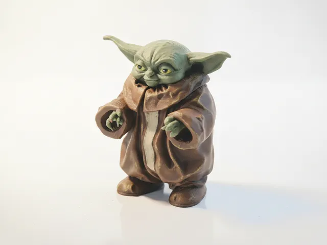 Street Grogu Figurine Urban Style 3D Printable