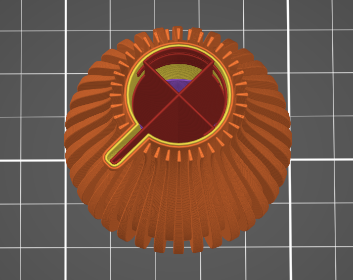 Miniatura 4 do modelo 3D Easter Chicken, ribbed design