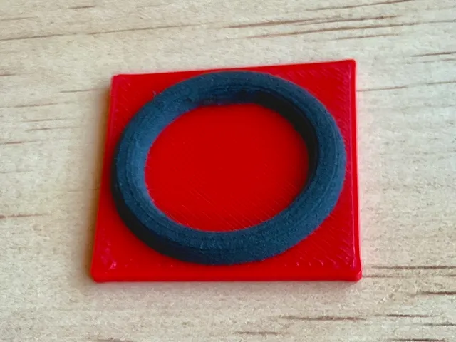 Adhesion test sample for PETG and flex